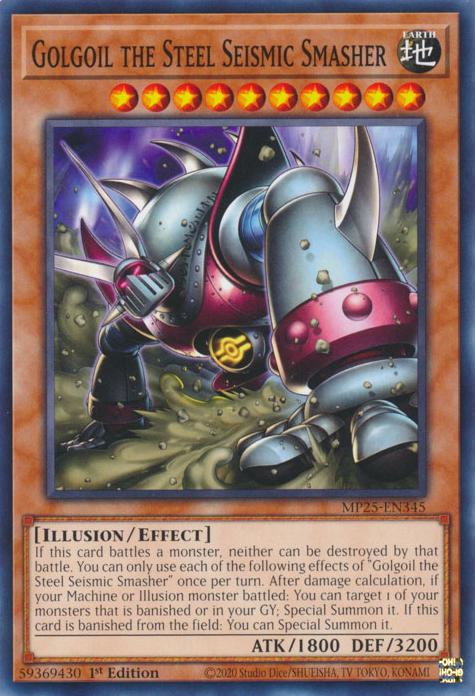 Golgoil the Steel Seismic Smasher - MP25-EN345 - Common - 1st Edition