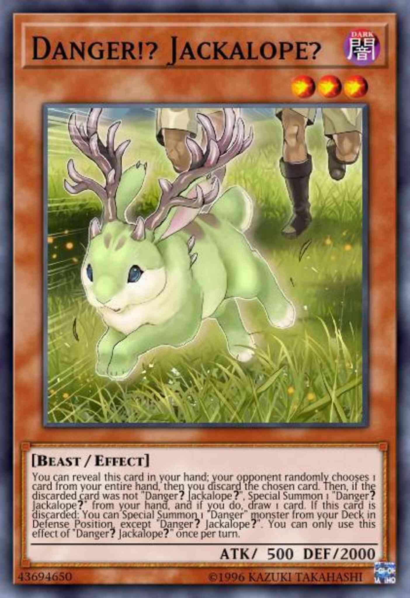 Danger!? Jackalope? - CYHO-EN085 - Ultra Rare - 1st Edition