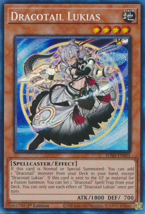 Dracotail Lukias - JUSH-EN001 - Collector's Rare - 1st Edition