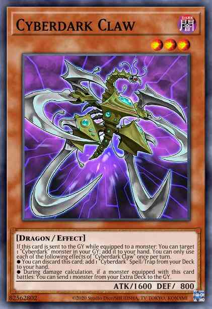 Cyberdark Claw - LEDU-EN023 - Rare - 1st Edition