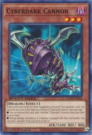 Cyberdark Cannon - SGX4-ENE02 - Common - 1st Edition