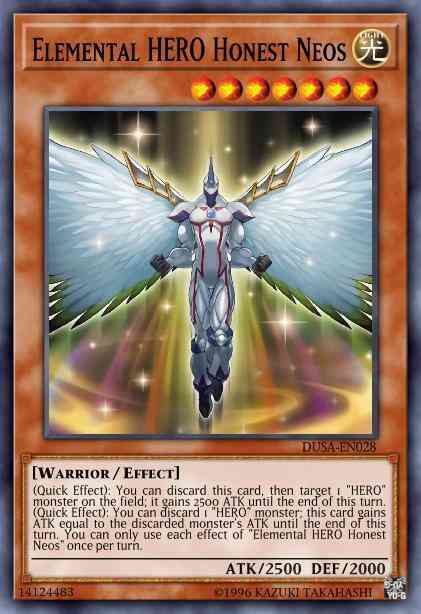 Elemental HERO Honest Neos - LED6-EN019 - Super Rare - Unlimited