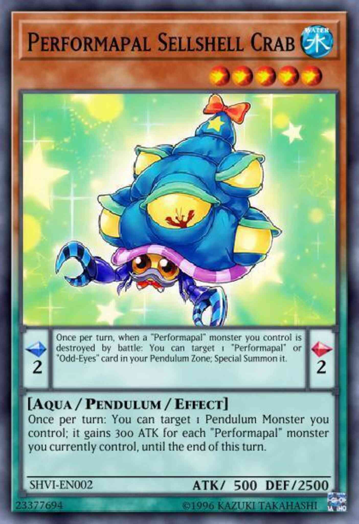 Performapal Sellshell Crab - SHVI-EN002 - Common - Unlimited