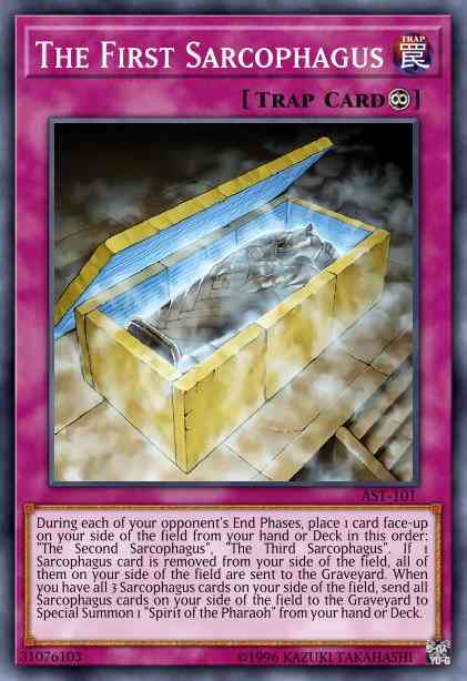 The First Sarcophagus - AST-101 - Super Rare - 1st Edition