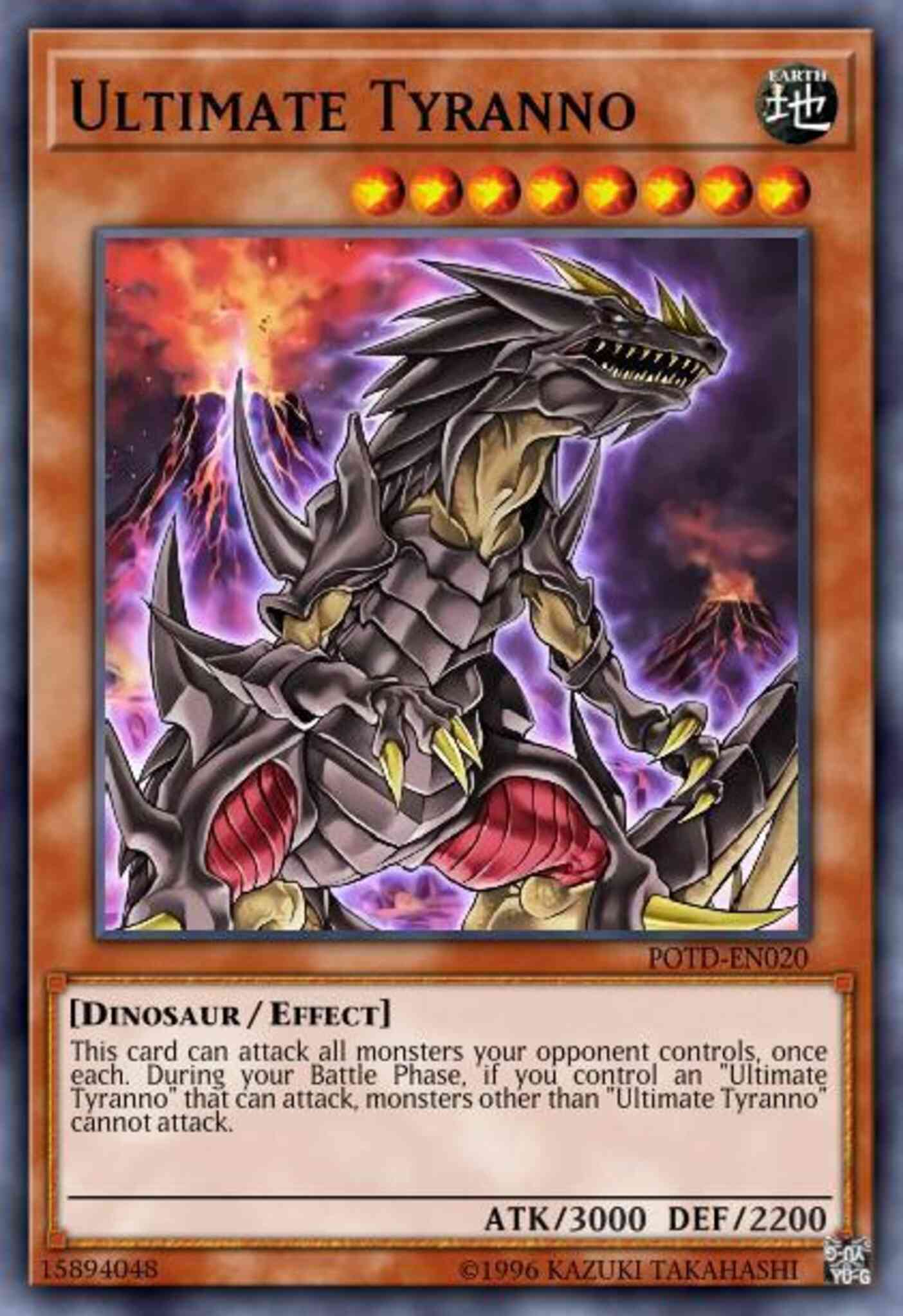 Ultimate Tyranno - BP02-EN045 - Rare - 1st Edition