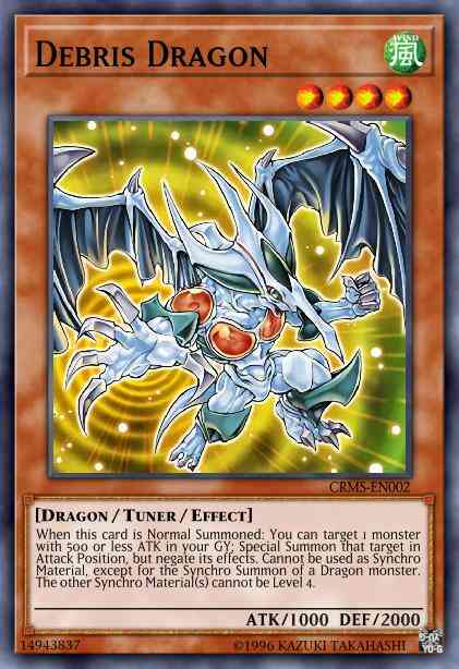 Debris Dragon - PGL2-EN031 - Gold Rare - 1st Edition