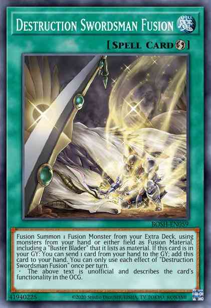 Destruction Swordsman Fusion - MP16-EN215 - Common - Unlimited