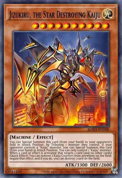 Jizukiru, the Star Destroying Kaiju - MP16-EN235 - Rare - 1st Edition