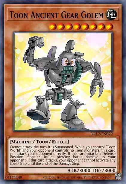 Toon Ancient Gear Golem - LDS1-EN063 - Common - 1st Edition