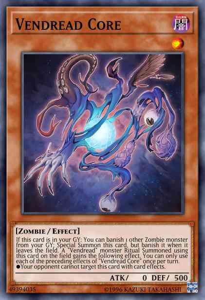 Vendread Core - EXFO-EN083 - Super Rare - 1st Edition