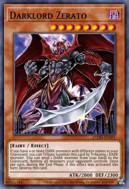 Darklord Zerato - BP02-EN060 - Rare - Unlimited