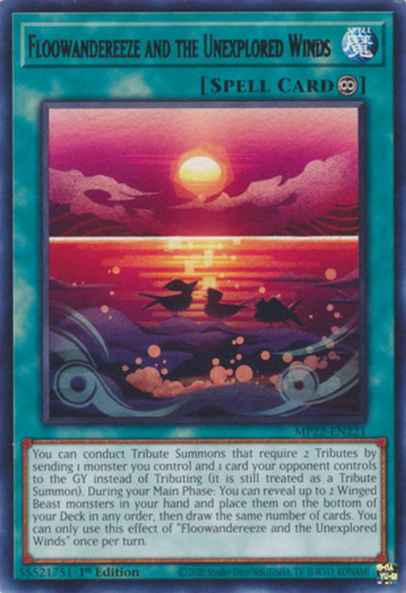 Floowandereeze and the Unexplored Winds - MP22-EN221 - Rare - 1st Edition
