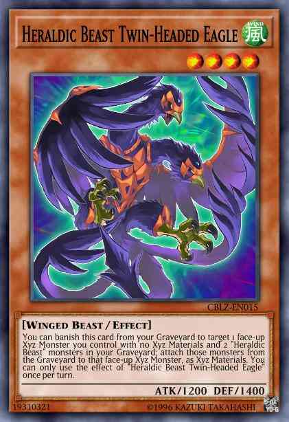 Heraldic Beast Twin-Headed Eagle - CBLZ-EN015 - Rare - Unlimited
