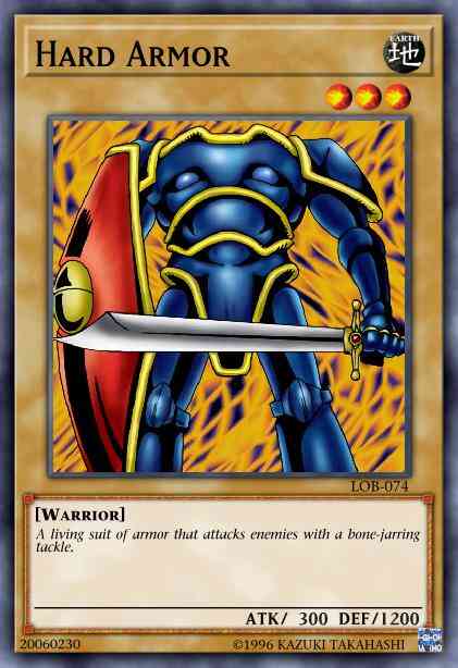Hard Armor - LOB-074 - Common - 1st Edition