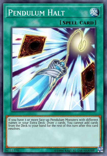 Pendulum Halt - MP20-EN098 - Super Rare - 1st Edition