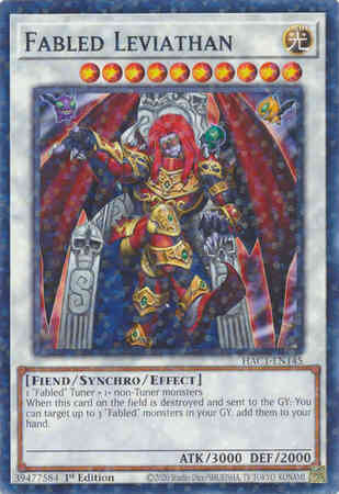 Fabled Leviathan - HAC1-EN145 - Duel Terminal Normal Parallel Rare - 1st Edition