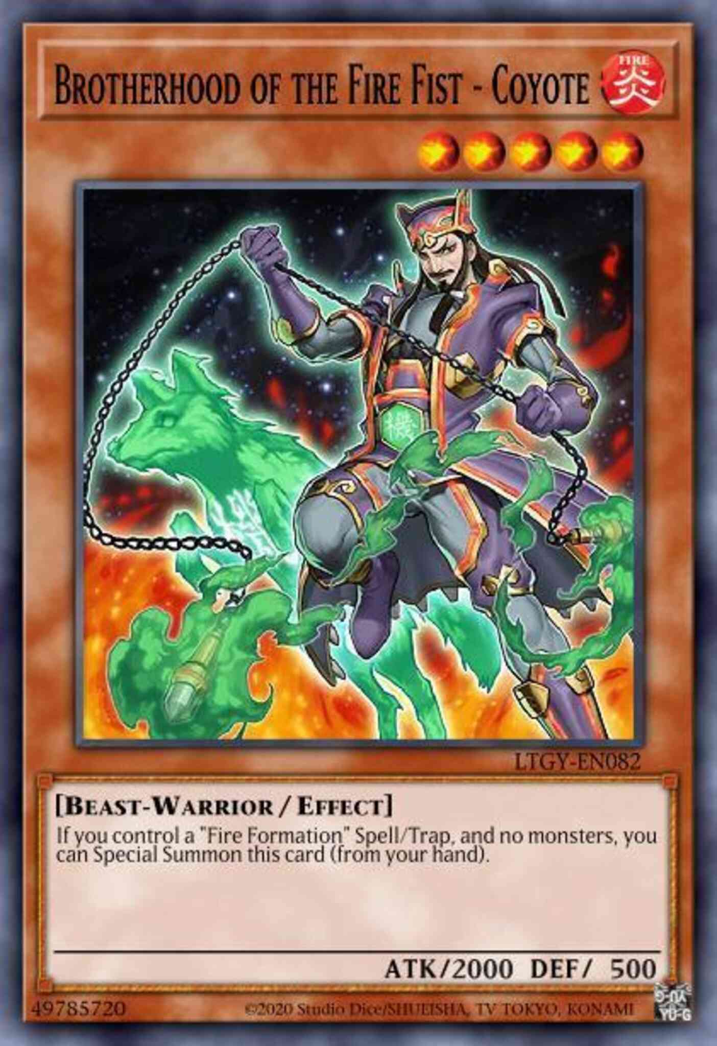 Brotherhood of the Fire Fist - Coyote - MP14-EN054 - Secret Rare - 1st Edition