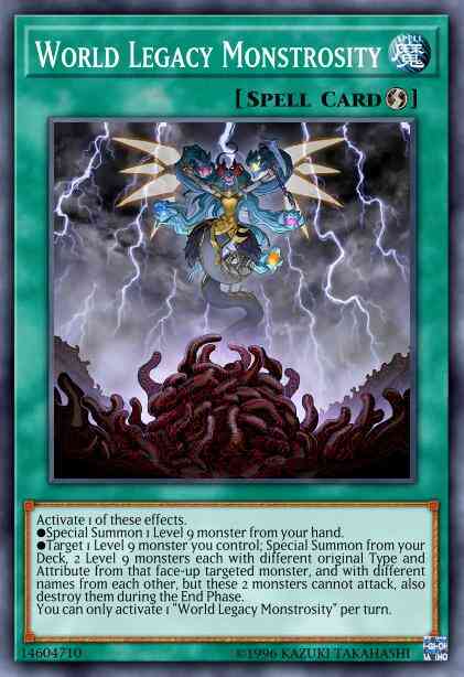 World Legacy Monstrosity - DANE-EN059 - Ultra Rare - 1st Edition