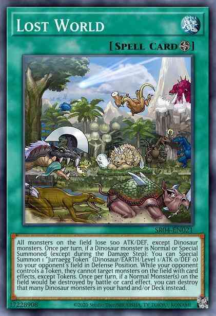 Lost World - SR04-EN021 - Super Rare - 1st Edition
