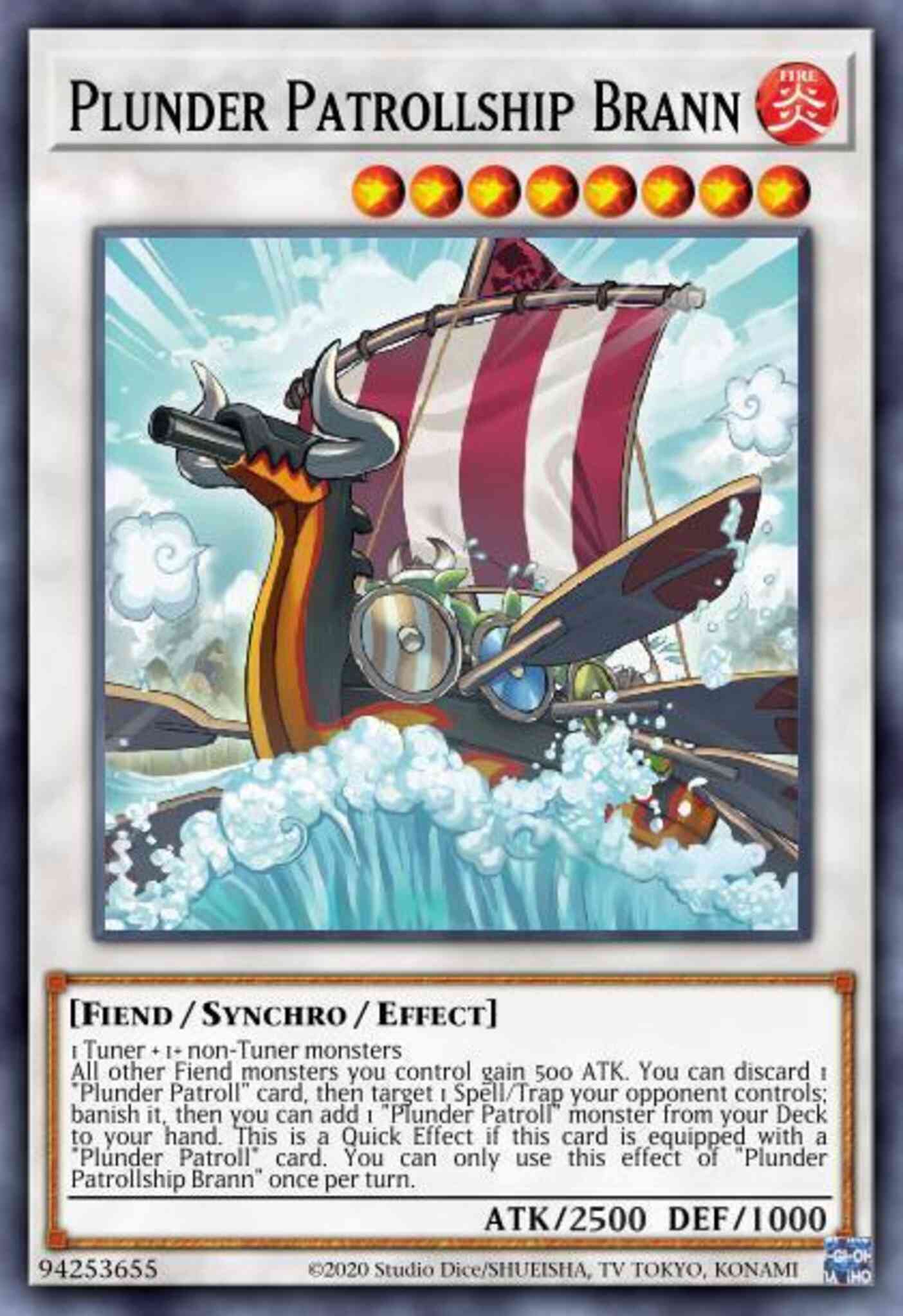 Plunder Patrollship Brann - IGAS-EN087 - Secret Rare - 1st Edition