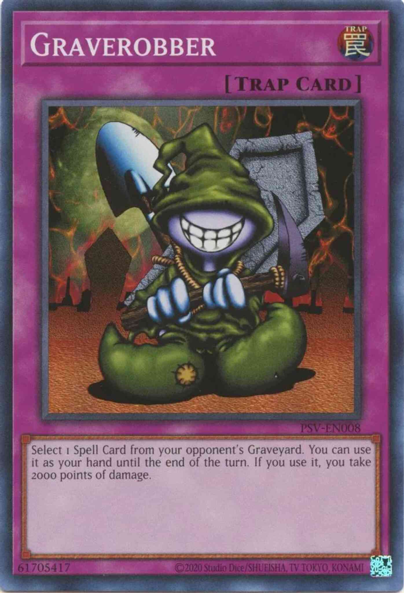 Graverobber - 25th Anniversary - PSV-EN008 - Super Rare - Unlimited
