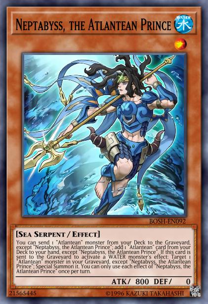 Neptabyss, the Atlantean Prince - BOSH-EN092 - Ultra Rare - 1st Edition