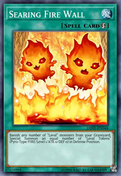 Searing Fire Wall - DT05-EN044 - Duel Terminal Normal Parallel Rare - Duel Terminal