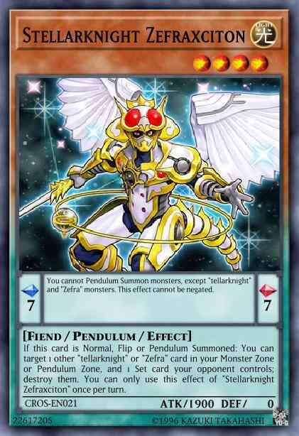 Stellarknight Zefraxciton - CROS-EN021 - Rare - 1st Edition
