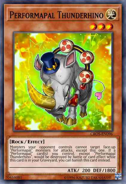 Performapal Thunderhino - SP17-EN016 - Starfoil Rare - 1st Edition