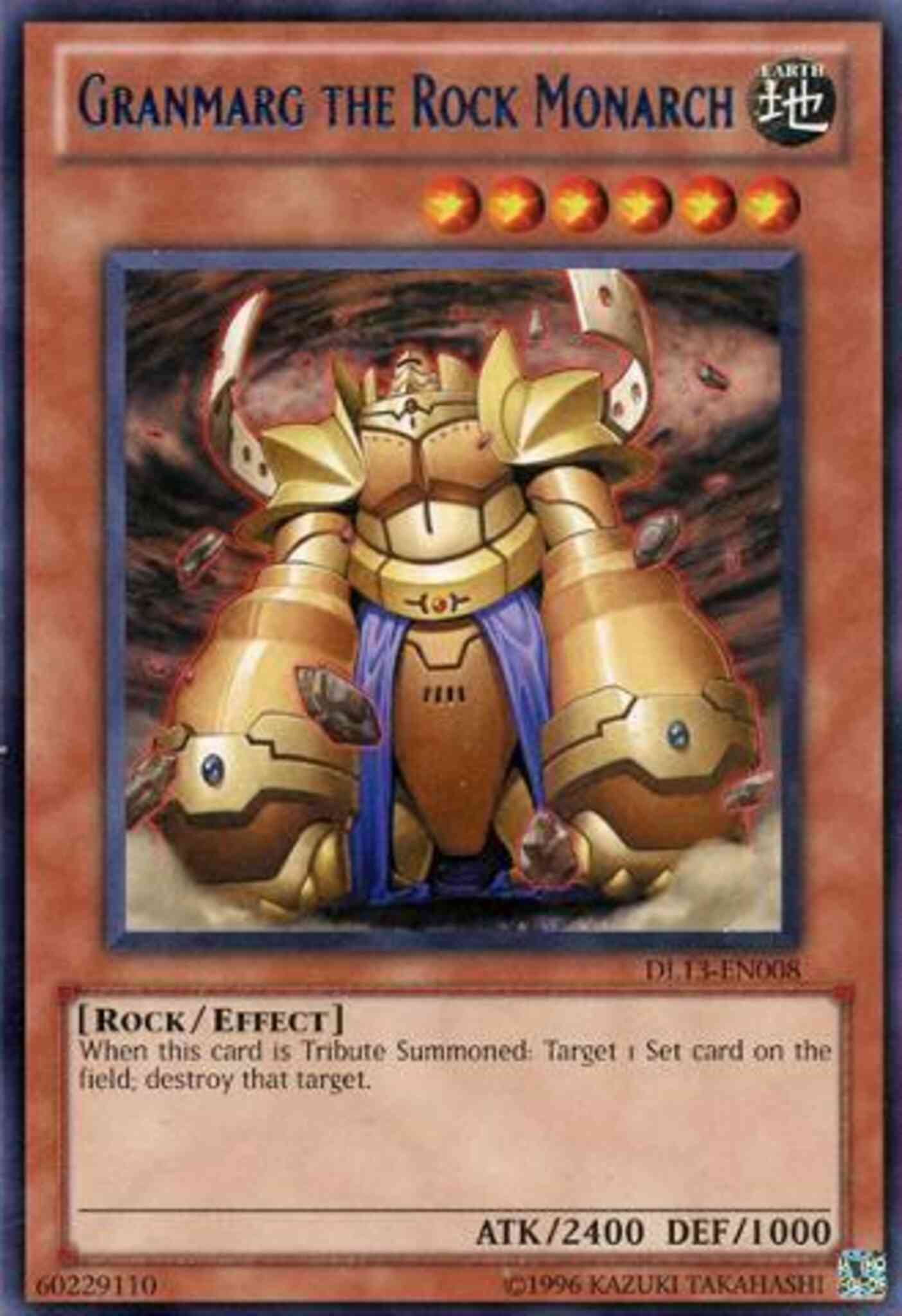 Granmarg the Rock Monarch (Blue) - DL13-EN008 - Rare - Unlimited