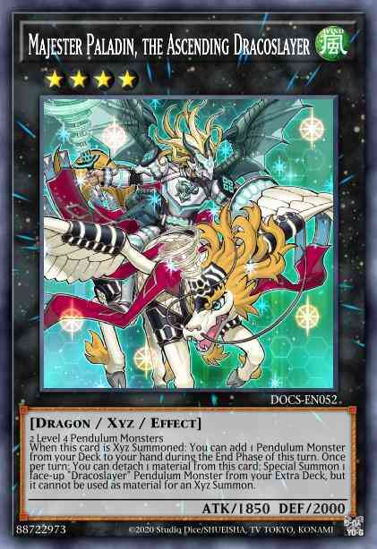 Majester Paladin, the Ascending Dracoslayer - PGL3-EN079 - Gold Rare - 1st Edition