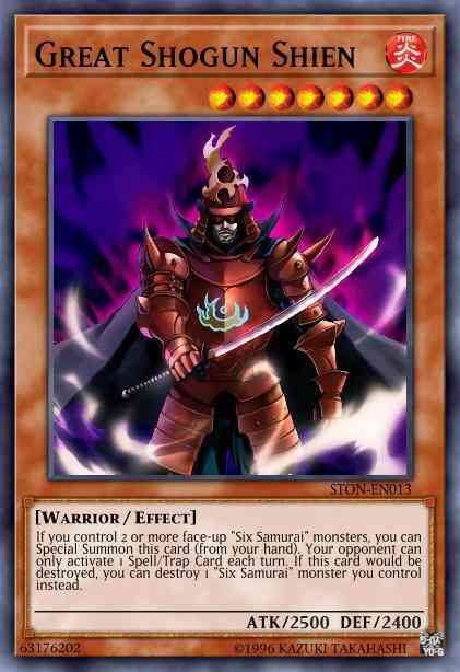 Great Shogun Shien - STON-EN013 - Super Rare - 1st Edition
