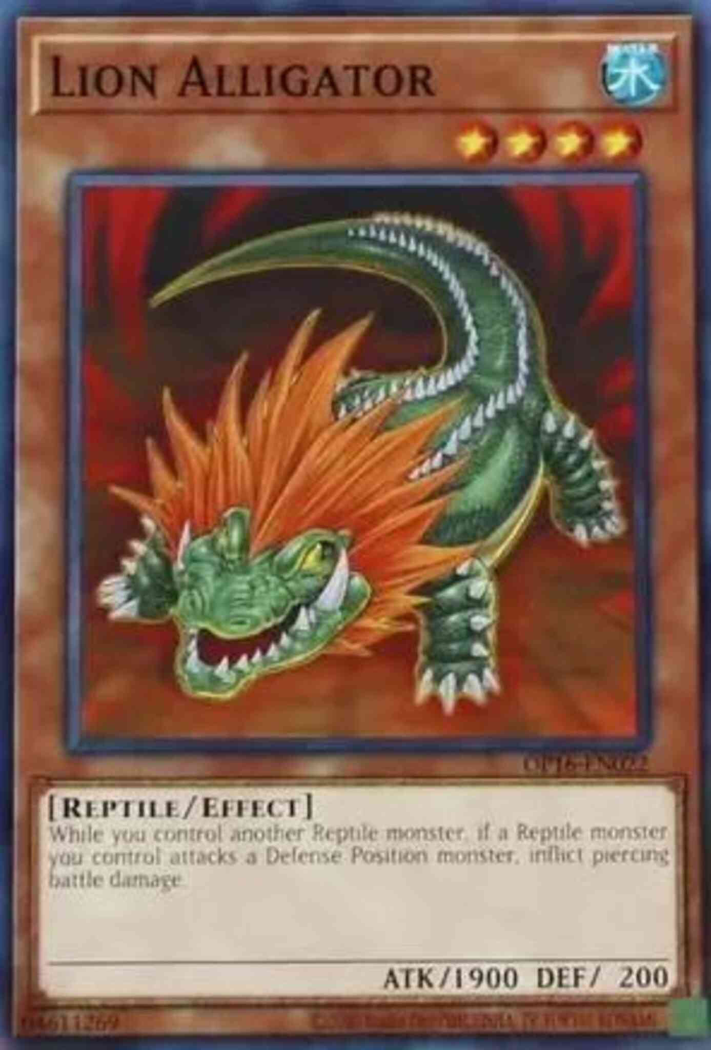 Lion Alligator - OP16-EN022 - Common - Unlimited