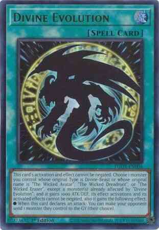 Divine Evolution - EGO1-EN004 - Ultra Rare - 1st Edition