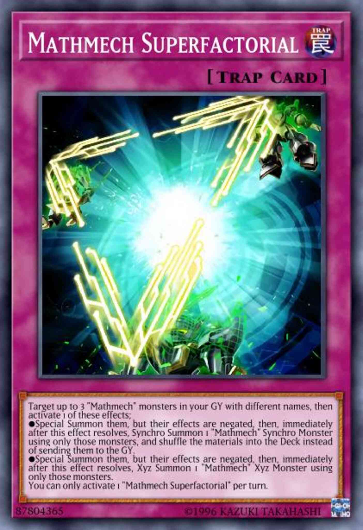 Mathmech Superfactorial - MYFI-EN012 - Secret Rare - 1st Edition