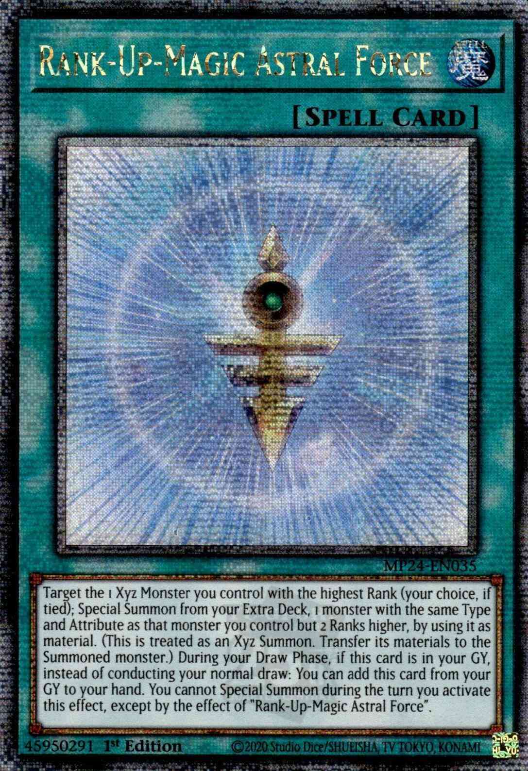 Rank-Up-Magic Astral Force - MP24-EN035 - Quarter Century Secret Rare - 1st Edition