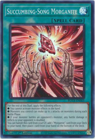 Succumbing-Song Morganite - ROTA-EN065 - Super Rare - 1st Edition
