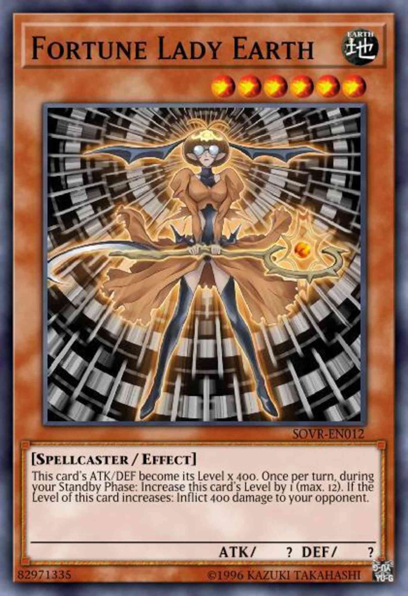 Fortune Lady Earth - SOVR-EN012 - Rare - Unlimited
