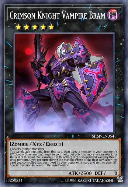 Crimson Knight Vampire Bram - DASA-EN013 - Super Rare - Unlimited