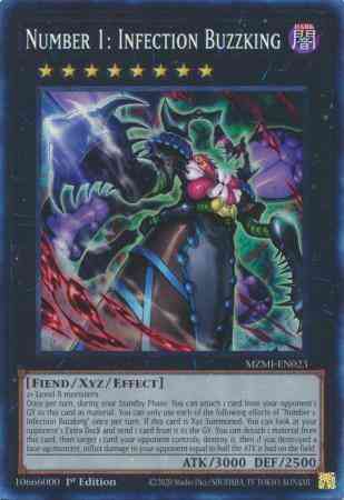 Number 1: Infection Buzzking - MZMI-EN023 - Collector's Rare - 1st Edition