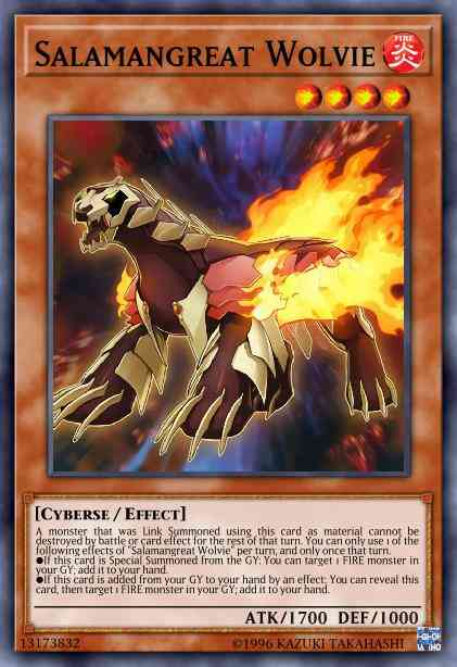 Salamangreat Wolvie - MP20-EN002 - Common - 1st Edition