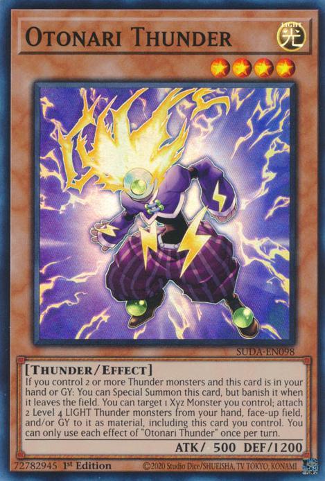Otonari Thunder - SUDA-EN098 - Super Rare - 1st Edition