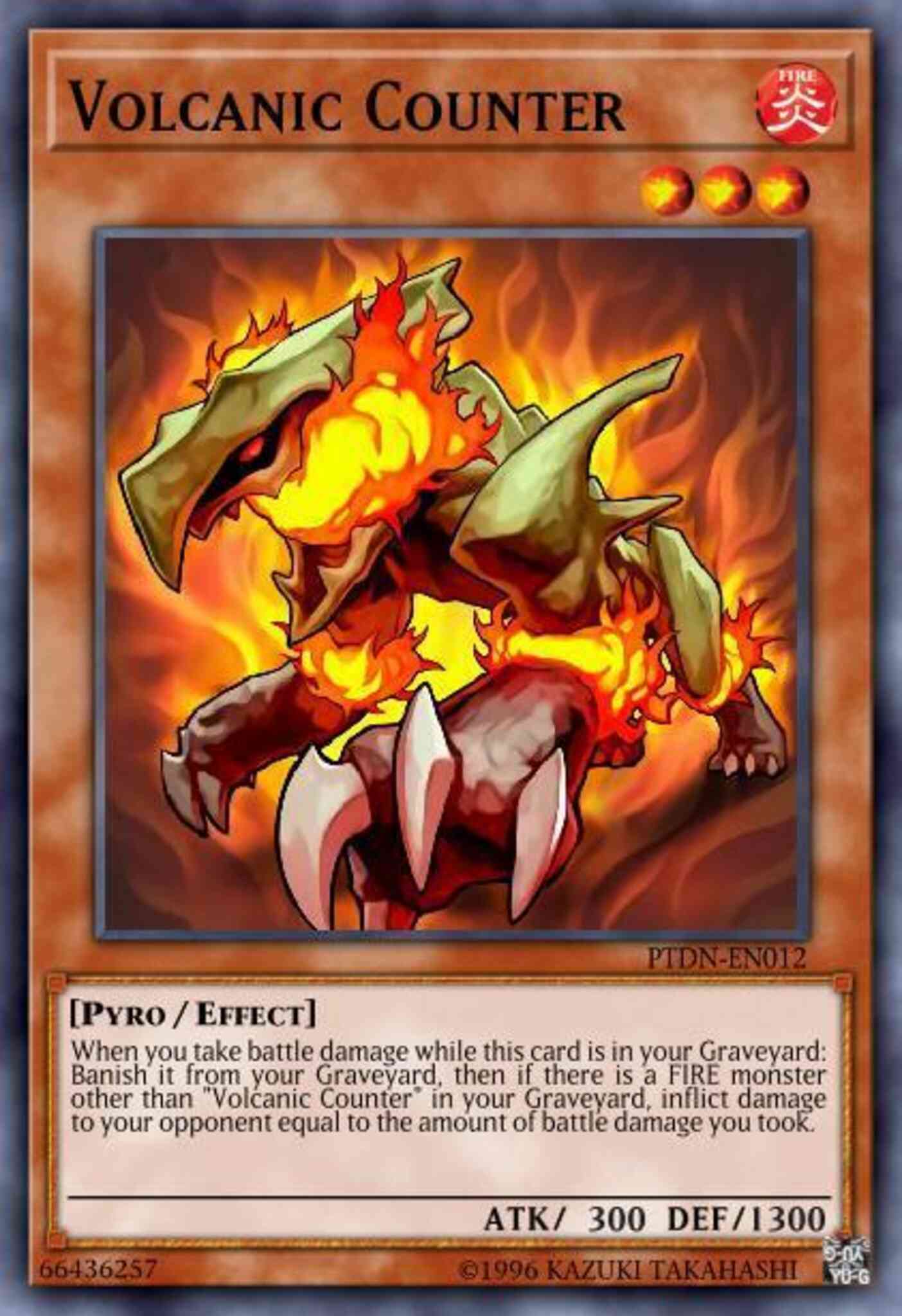 Volcanic Counter - PTDN-EN012 - Super Rare - Unlimited