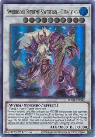 Swordsoul Supreme Sovereign - Chengying - BODE-EN042 - Ultra Rare - 1st Edition