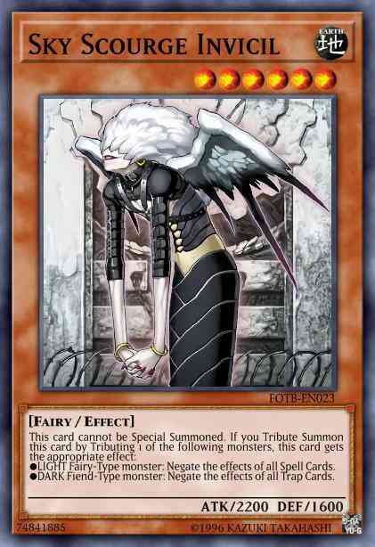 Sky Scourge Invicil - FOTB-EN023 - Ultimate Rare - Unlimited