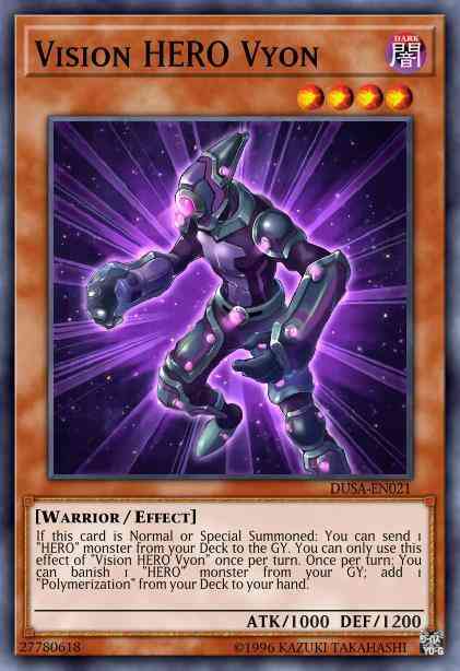 Vision HERO Vyon - DUPO-EN053 - Ultra Rare - 1st Edition