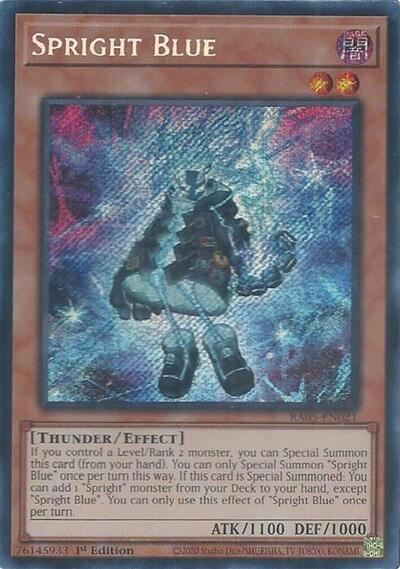 Spright Blue - RA05-EN021 - Secret Rare - 1st Edition
