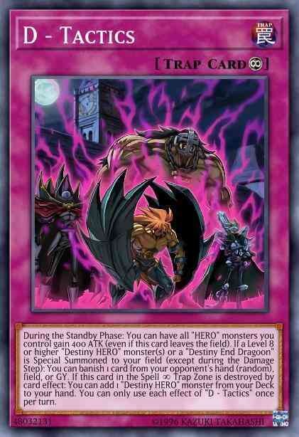 D - Tactics - DANE-EN069 - Rare - 1st Edition