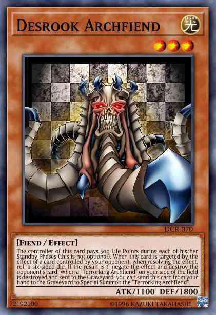 Desrook Archfiend - DCR-070 - Common - 1st Edition