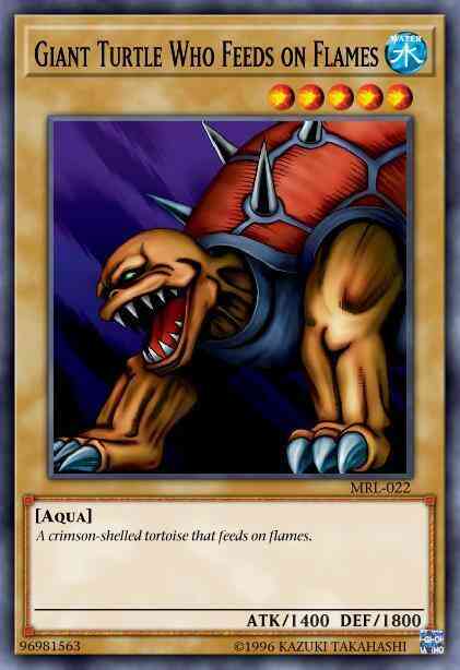 Giant Turtle Who Feeds on Flames - MRL-022 - Common - 1st Edition